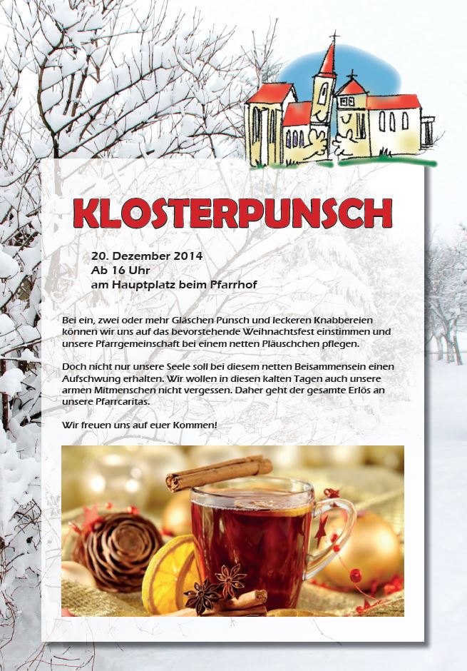 Klosterpunsch 2014